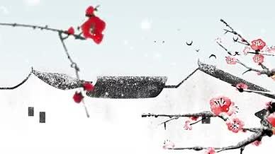 动感温馨小雪节气宣传视频模板视频的预览图